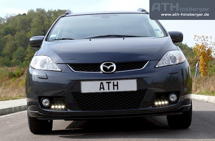 Mazda 5 CR1 LED Tagfahrleuchten-Set "short - black" Photo 1